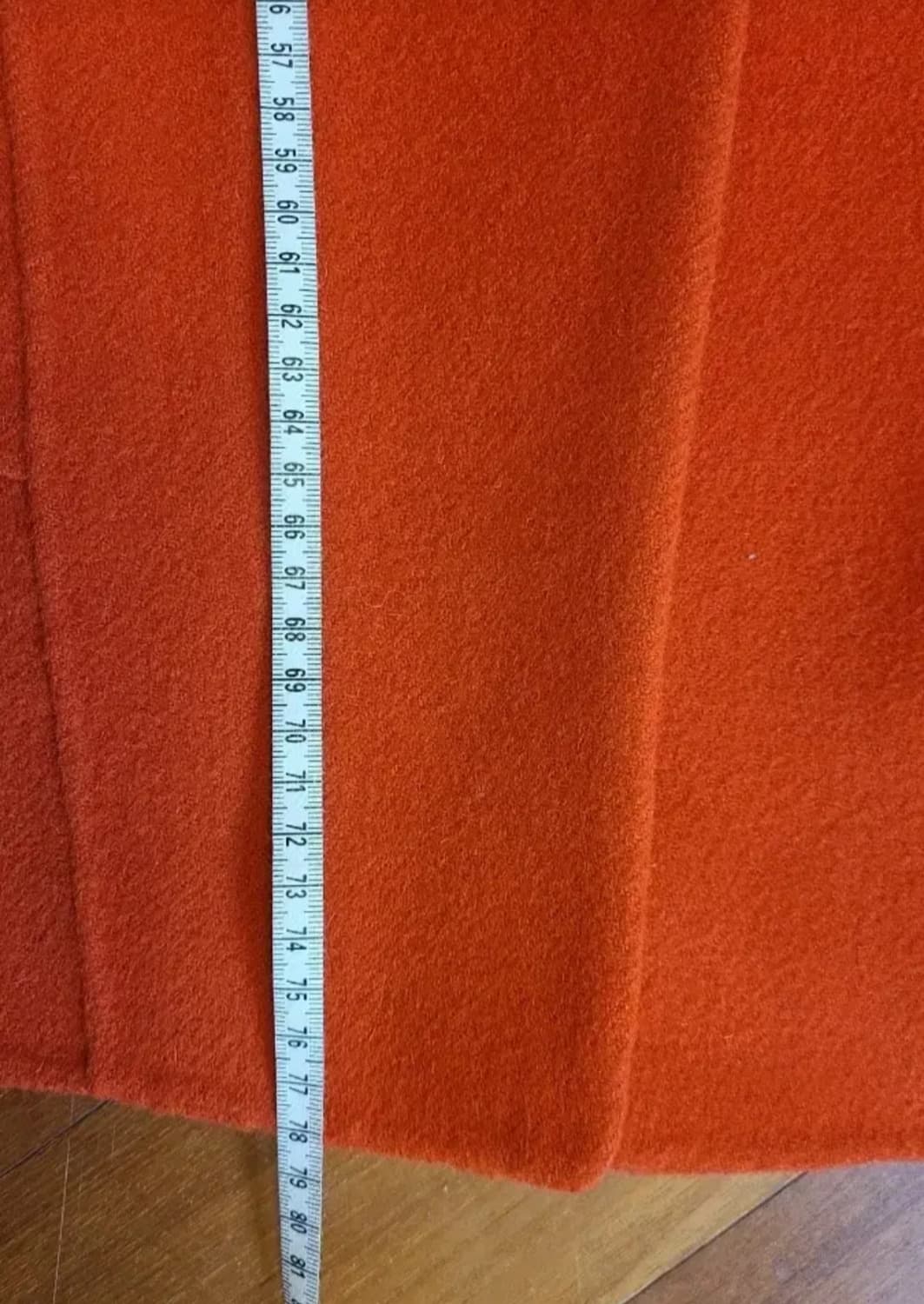 비비드한 다홍색 Ecole de Paris 울 핸드메이드 자켓입니다 상품이미지8