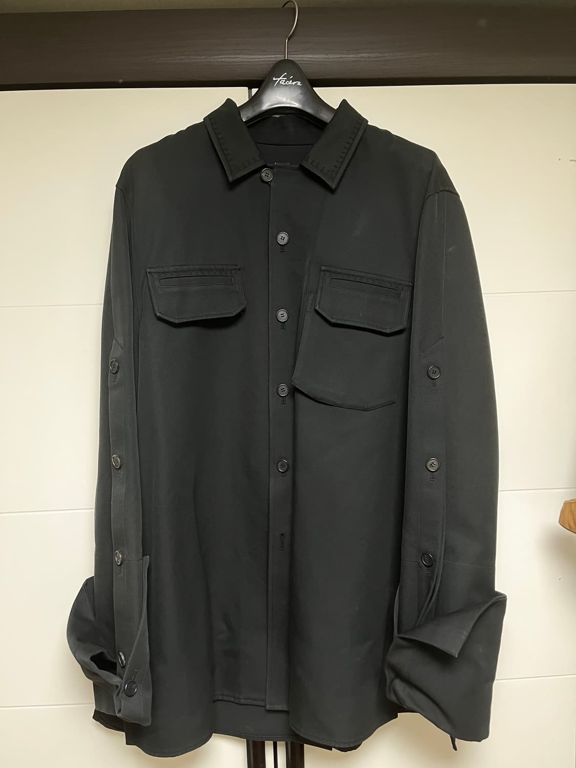 18ss 우영미 턴업 셔츠자켓 48 사이즈 상품이미지2