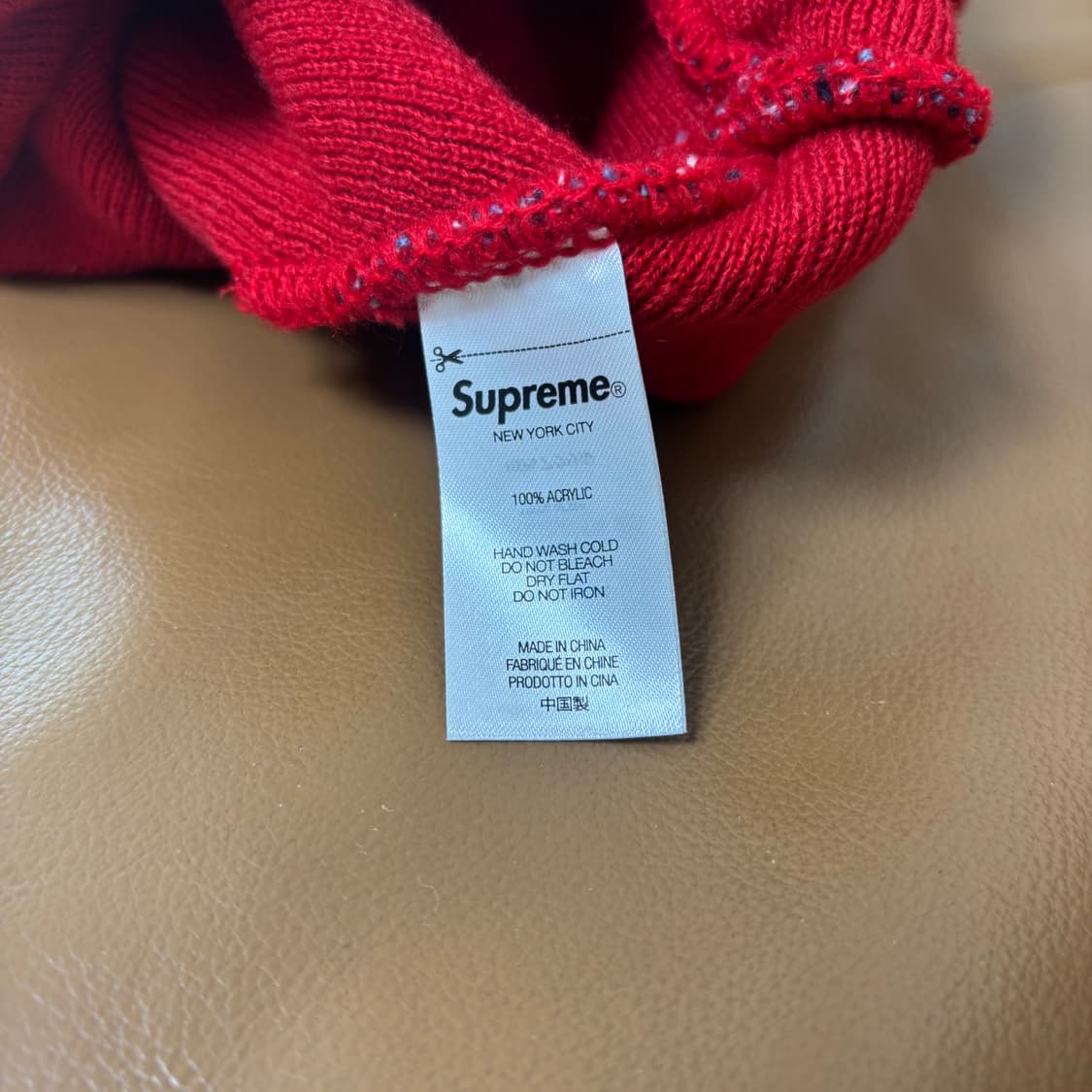 슈프림 비니 모자 21fw 스노우맨 레드 상품이미지6