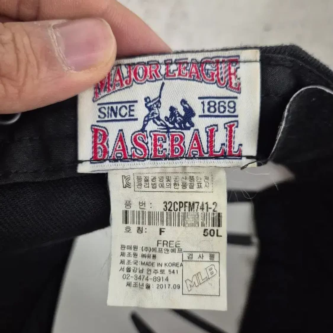 MLB 뉴욕 양키스 자수 볼캡 블랙 상품이미지9