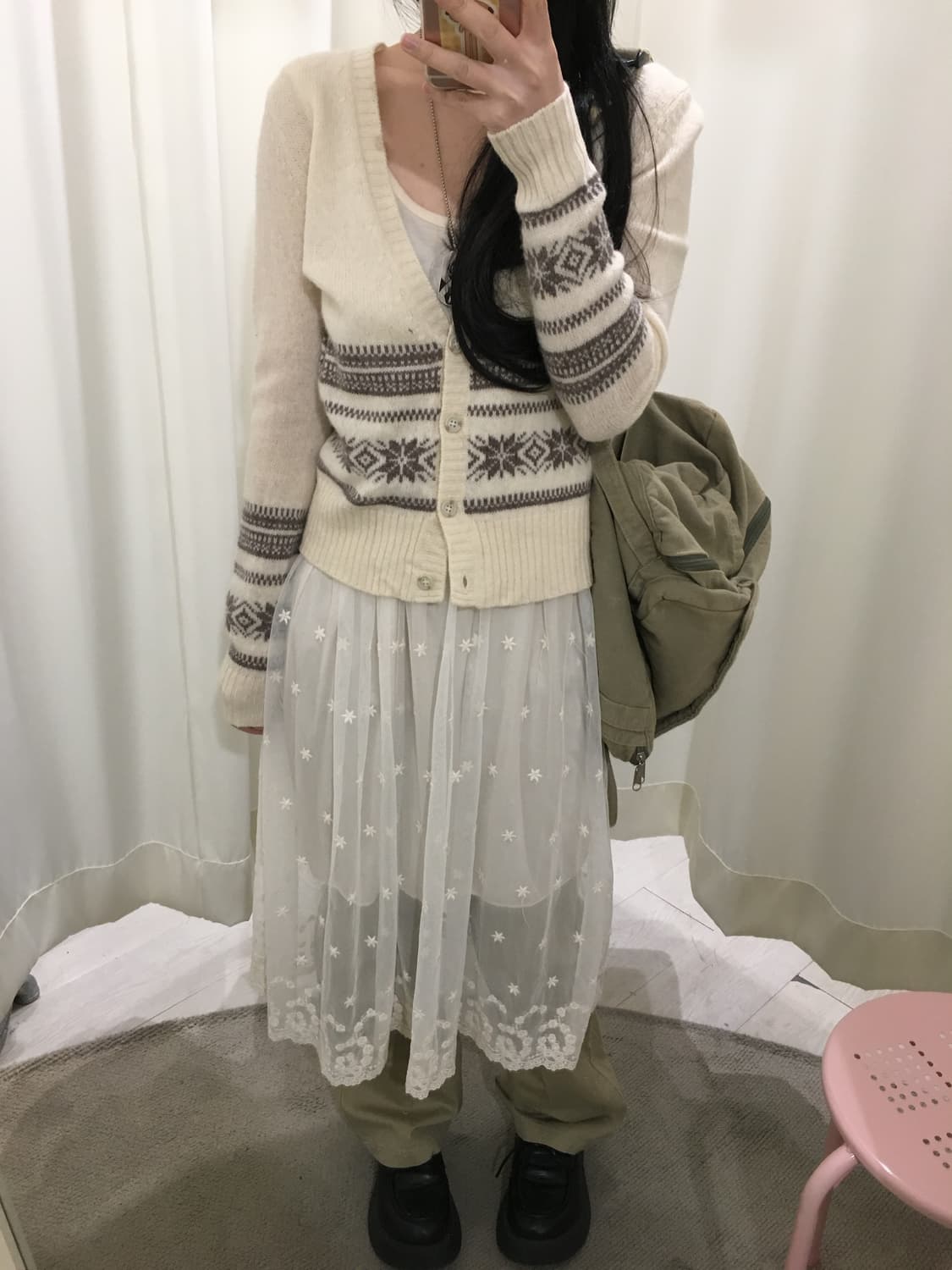 무지(MUJI) 노르딕 가디건 상품이미지3