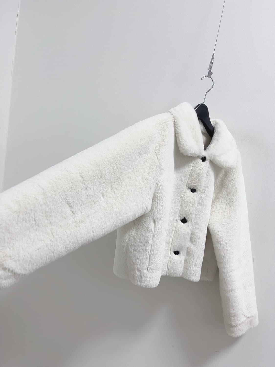 도프셉 화이트 퍼 자켓  상품이미지5