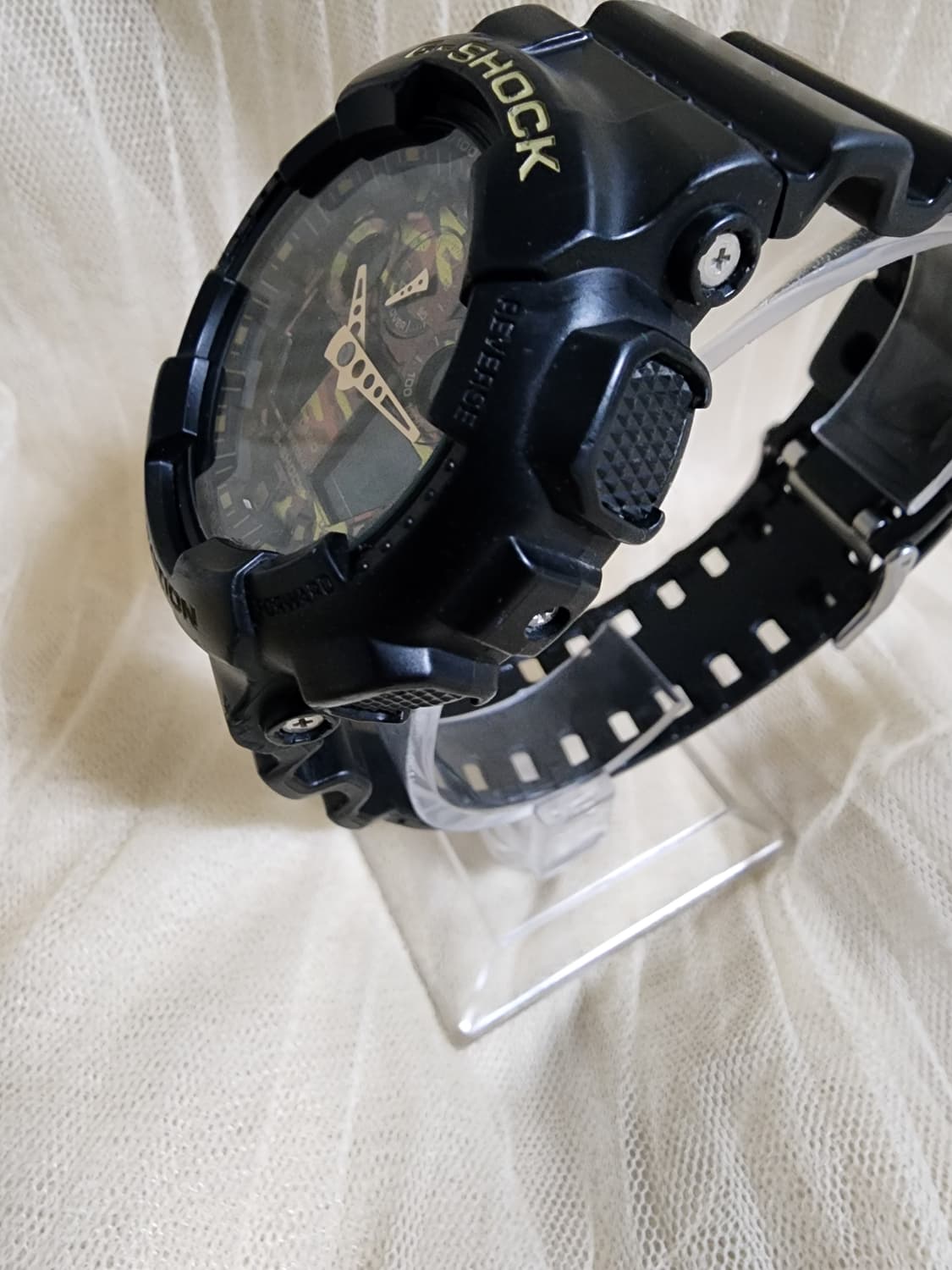 카시오 지샥 카모 GA-100CF  우레탄 시계 상품이미지5