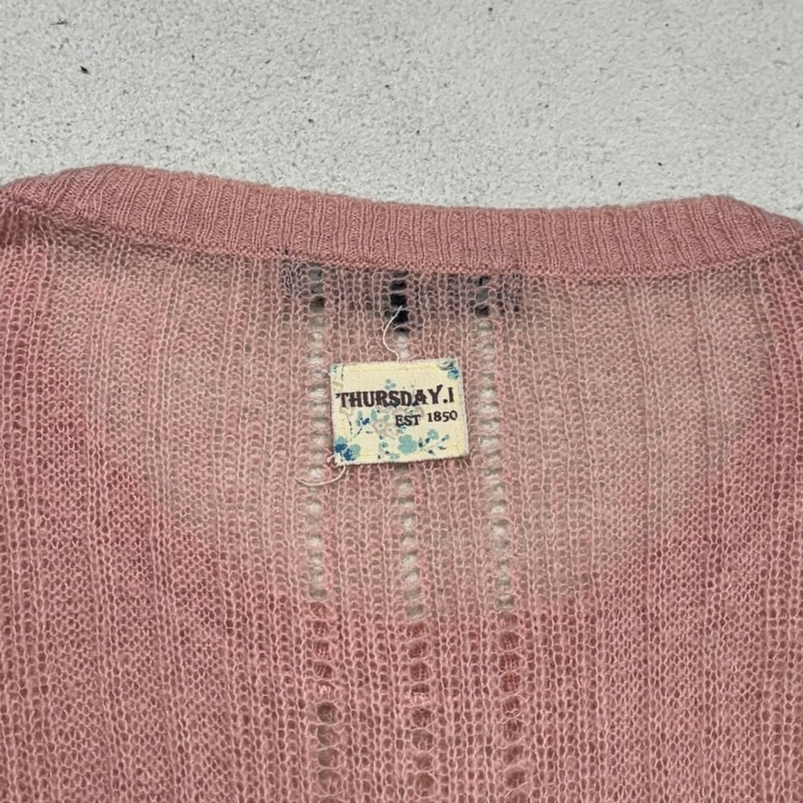 THURSDAY ISLAND 라운드넥 니트 90 상품이미지5