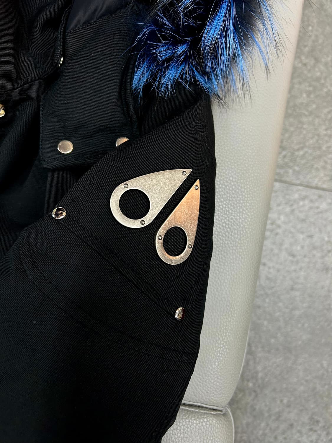 무스너클 아이벡스 블랙 롱패딩(M) 상품이미지4