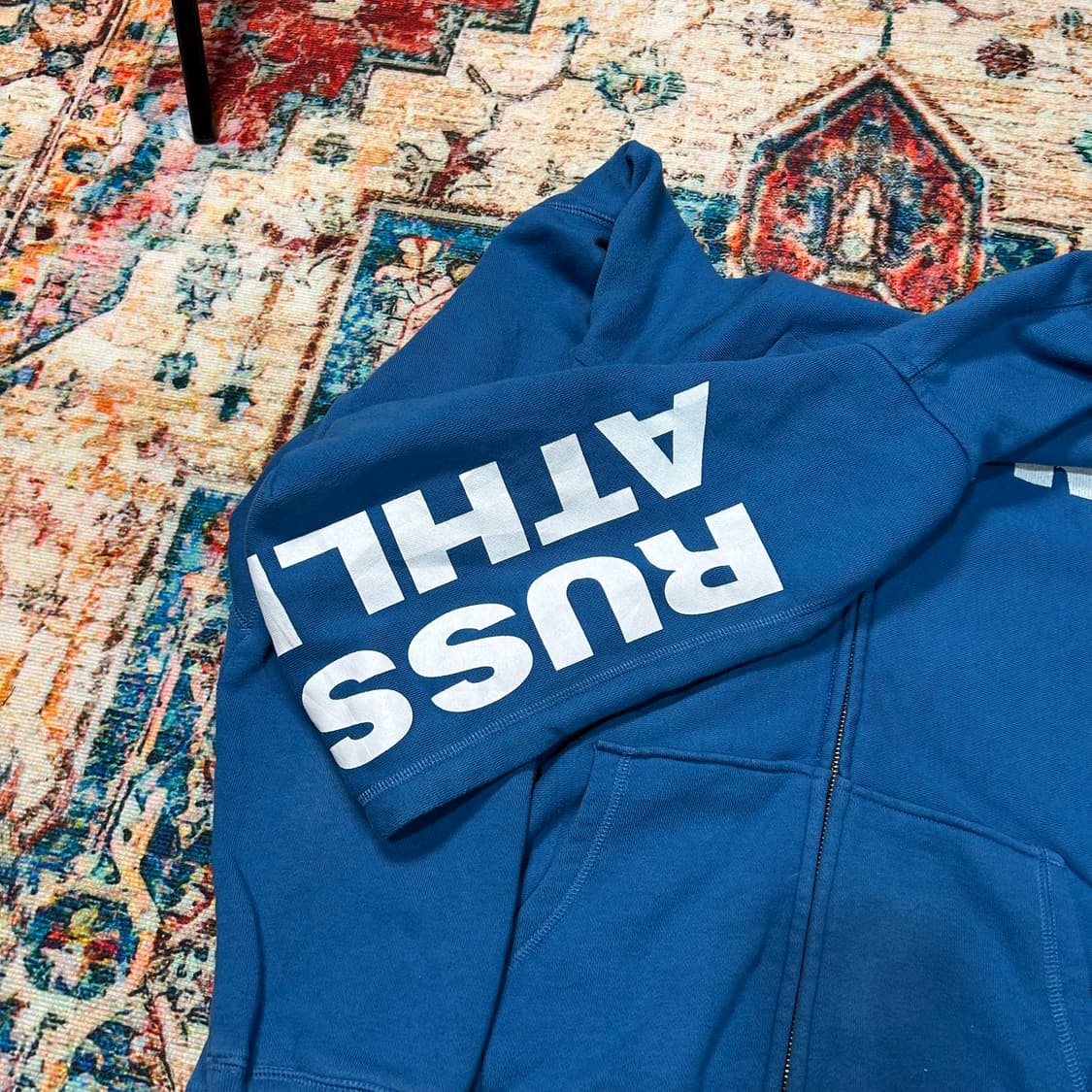 [XL] 00s 러셀 재팬 스펠아웃 후드집업 상품이미지6