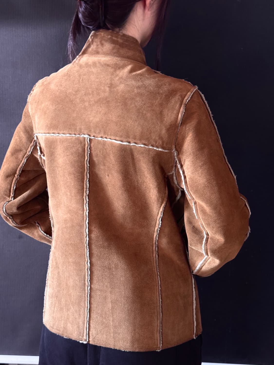 올드갭 리얼 스웨이드 시어링 자켓 상품이미지3