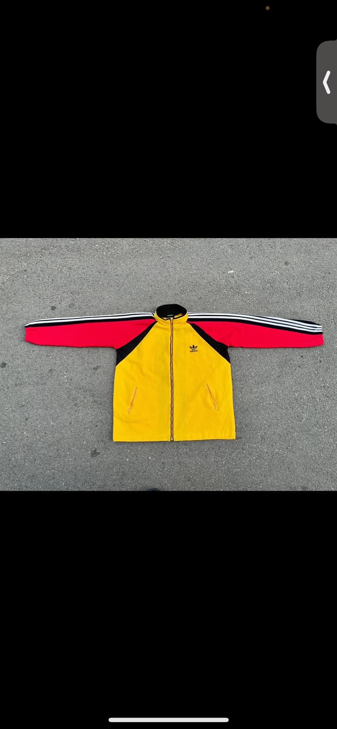 90s 아디다스 배색 올드스쿨 오버핏 져지 트랙탑 XL 상품이미지8