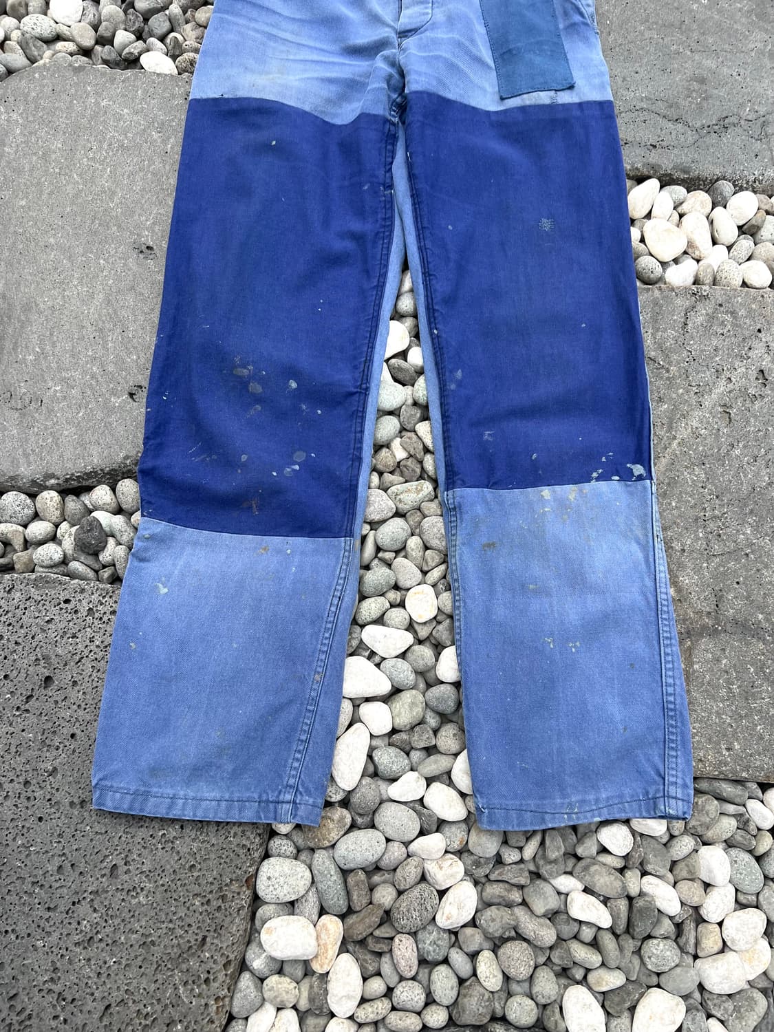 HARD FADED WASHING PATCHWORK 패치워크프렌치워크팬츠 상품이미지4