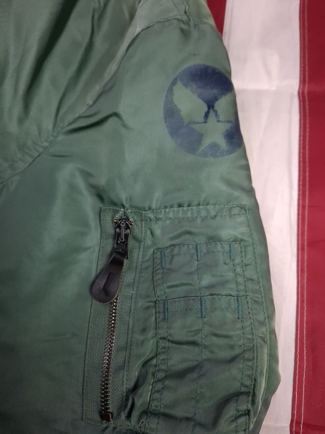 오리지날 미국제조 Weintraub Brothers민수용 MA-1항공자켓 상품이미지6