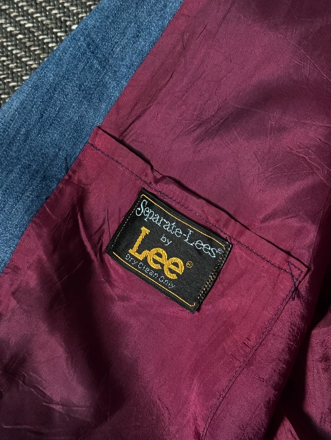 70s USA Lee 데님 블레이저 빈티지 자켓 (105) 상품이미지4