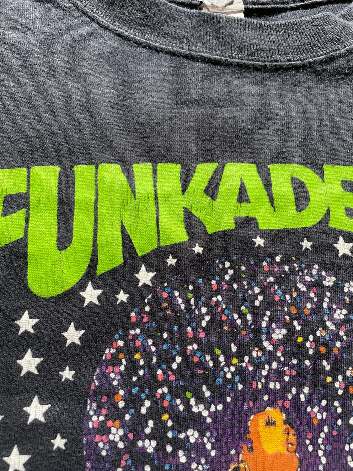 RARE!!) 00s Funkadelic Afro Girl T-shirt 상품이미지5