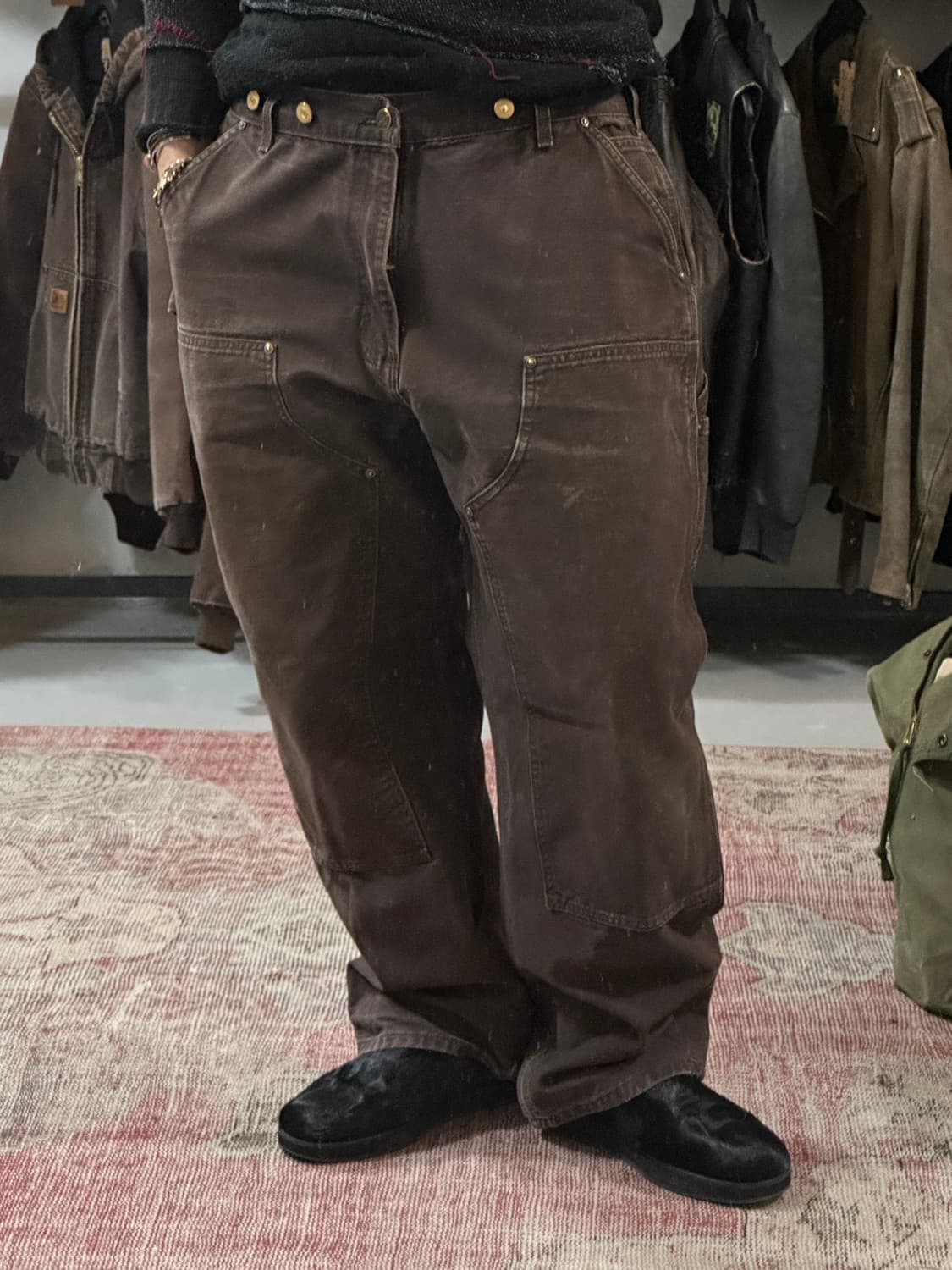 OG USA Made 칼하트 B136 더블니 DKB 칼하트 썩블니 상품이미지3