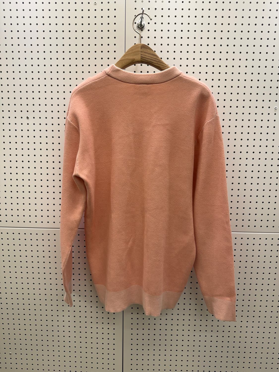 라코스테 크록 로고 라운드 니트 핑크 U800 상품이미지3