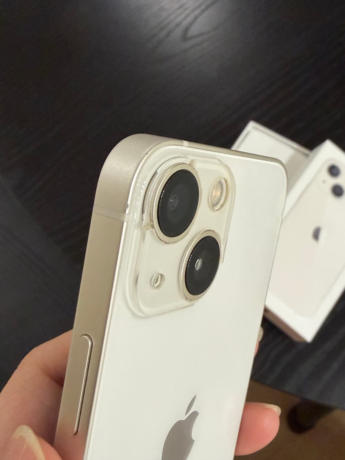 아이폰 13미니 128g 화이트 케이블+이어폰 풀박스 배터리성능 86% 상품이미지3