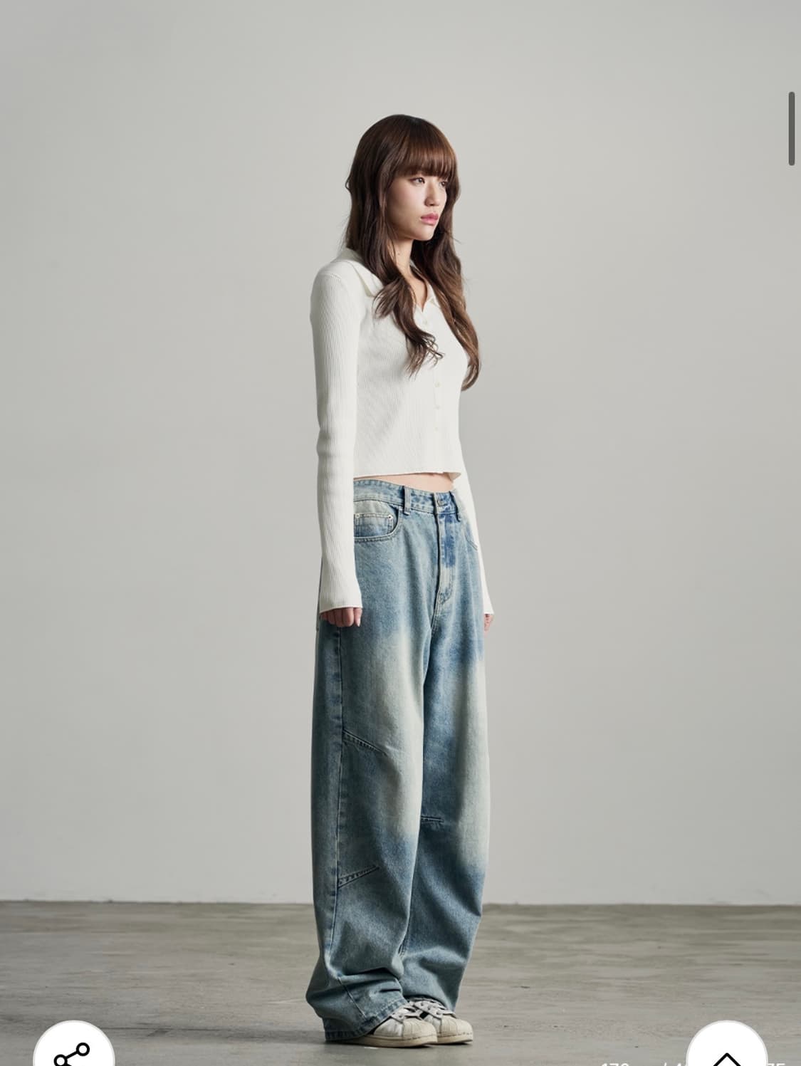 (S) 아워데이즈 어셈블 와이드 벌룬 데님 팬츠 [LIGHT BLUE] 상품이미지6