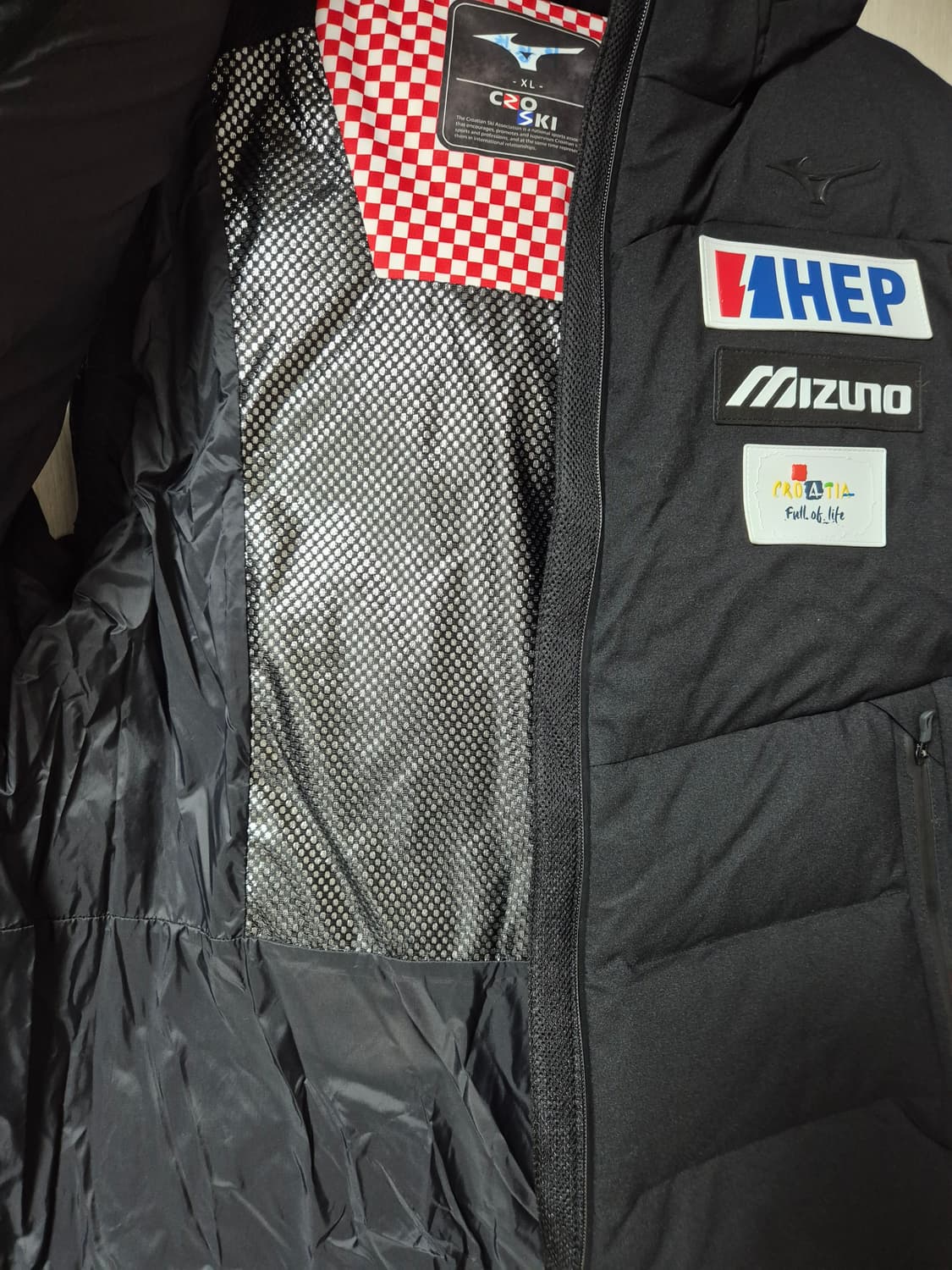 미즈노 크로 스키 다운 베스트 스키패딩조끼 XL 상품이미지7