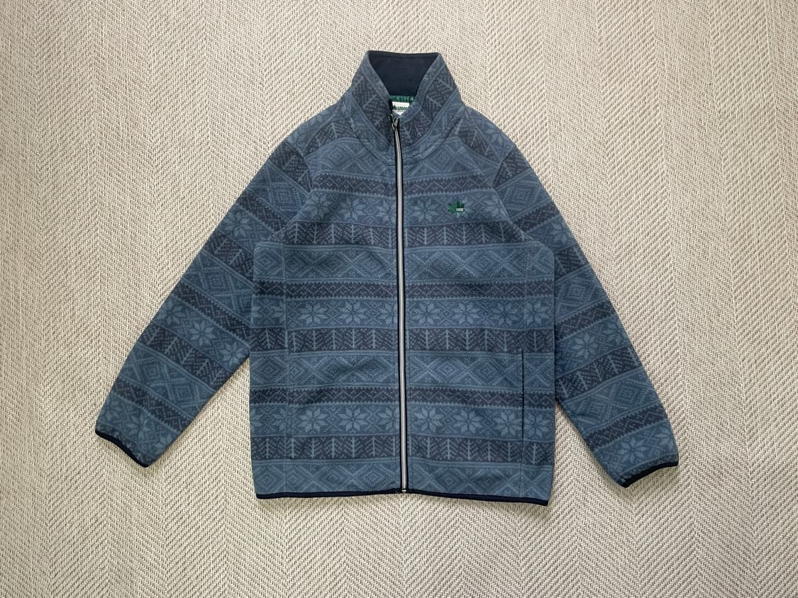 Logos 빈티지 노르딕패턴 플리스 집업 J04156 상품이미지1