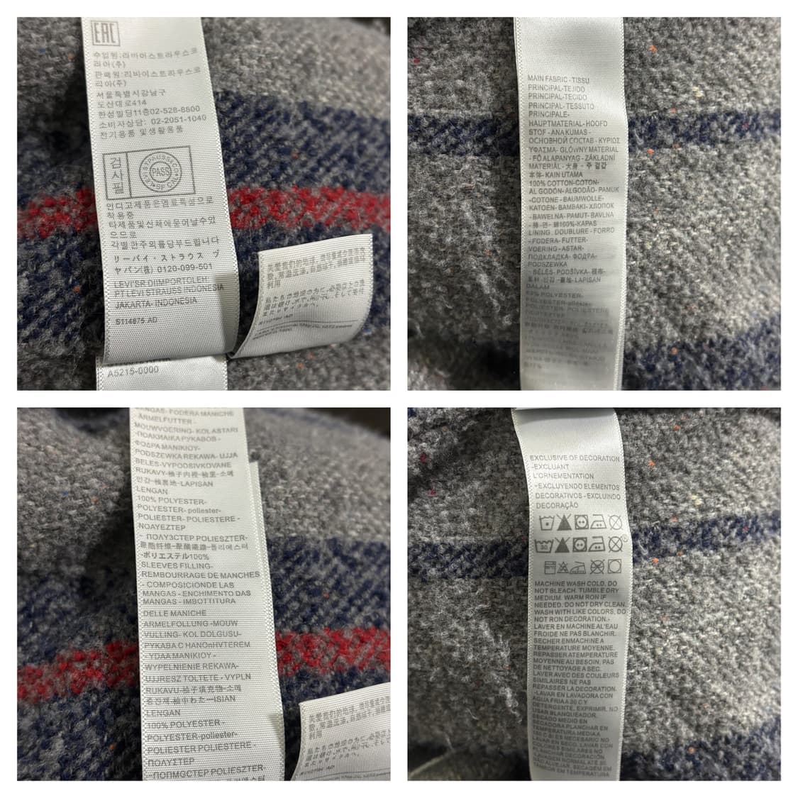 23FW)리바이스X스투시 프리미엄 트러커자켓L/105 상품이미지9