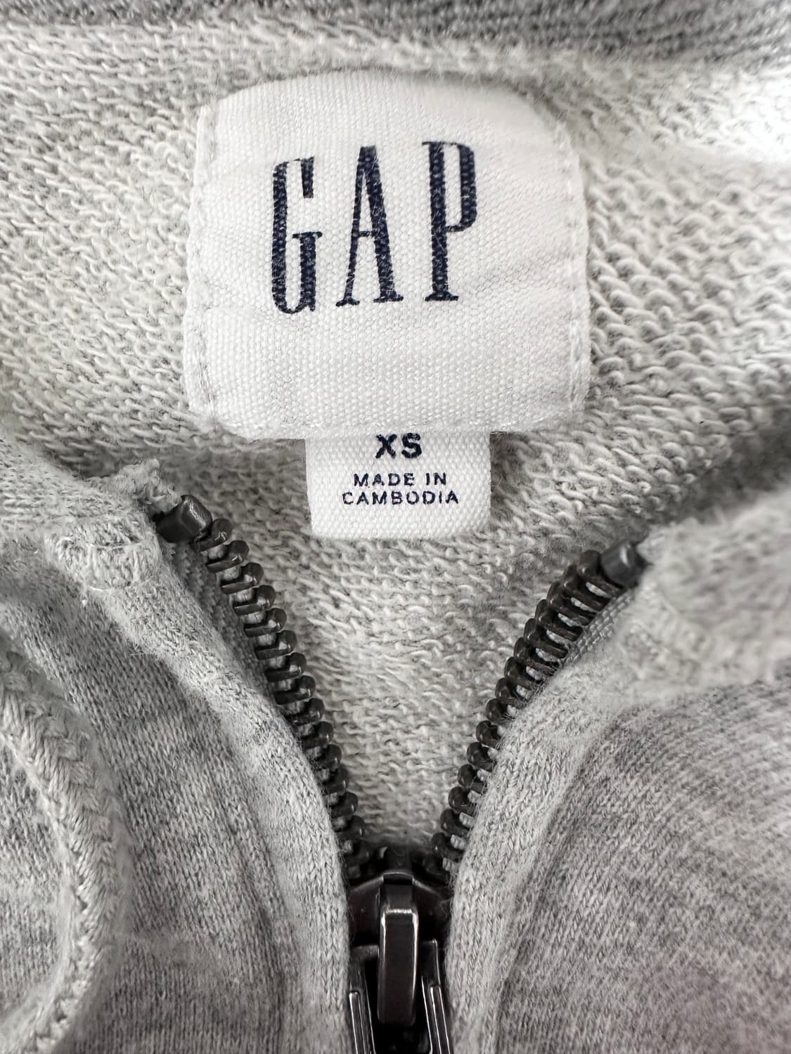 GAP 갭 그레이 후드집업 상품이미지4