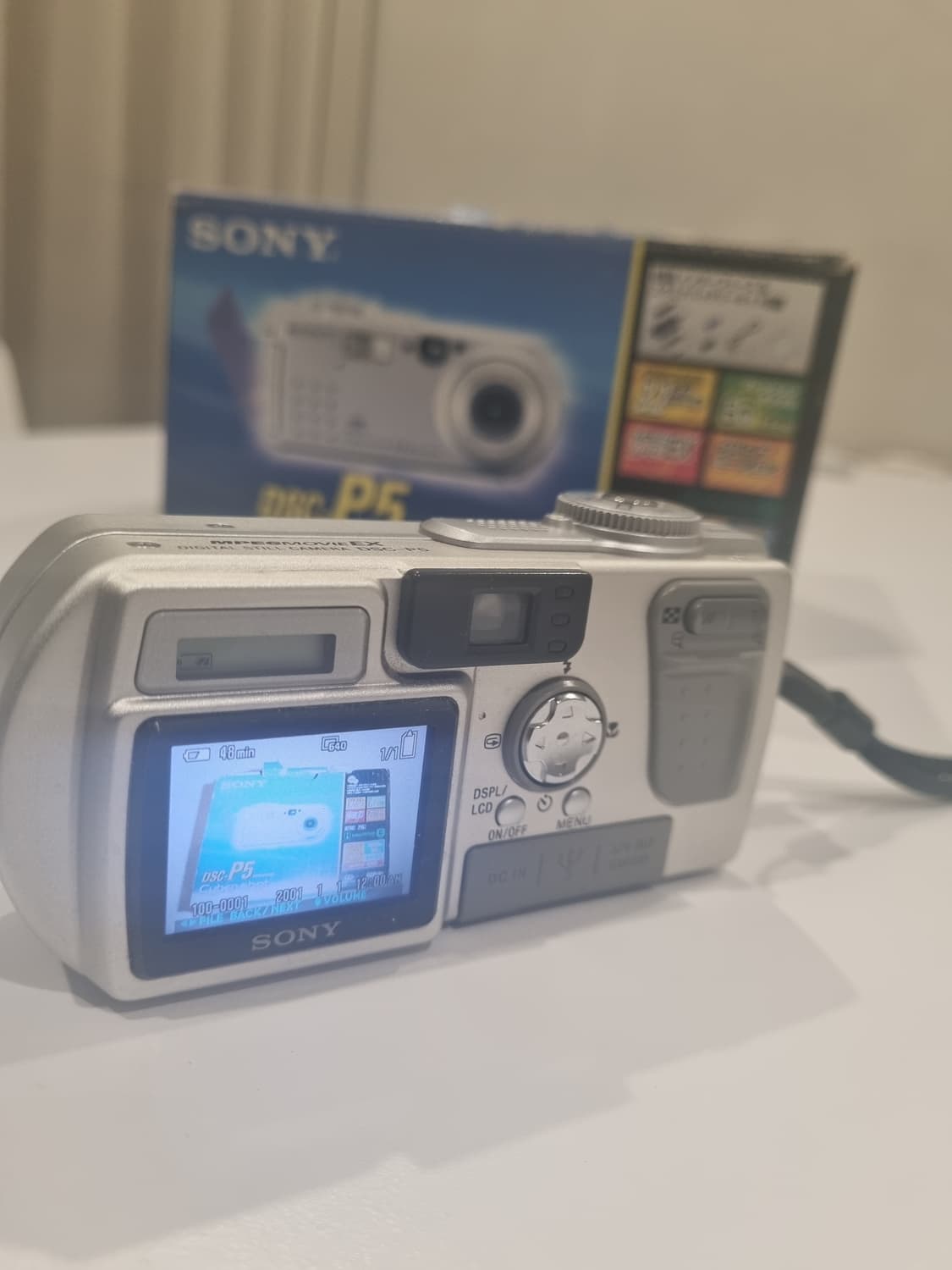 일본 소니 풀박 빈티지디카 완벽한색채감 쉬운조작 작례ok 사이버샷p5 상품이미지3