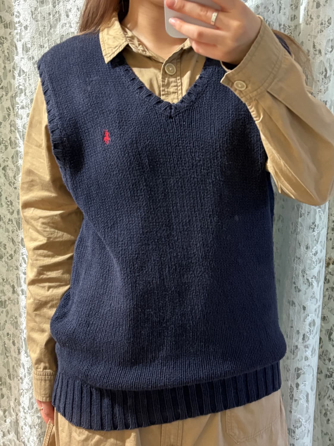 Polo 니트 조끼 상품이미지3