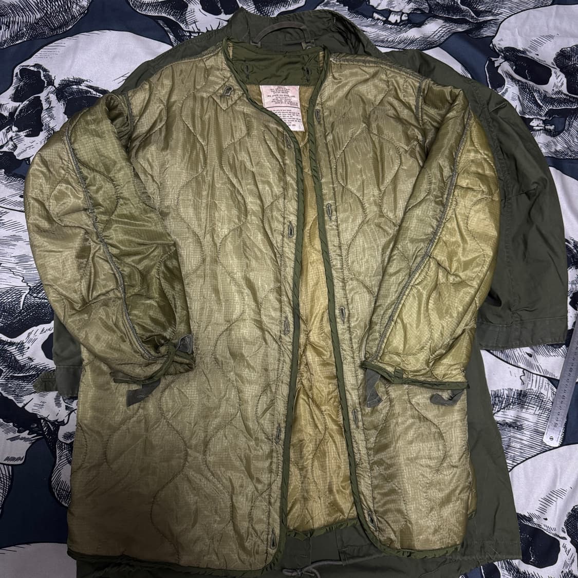 미군 M-65 피쉬테일  개파카 외피내피 S사이즈 상품이미지6