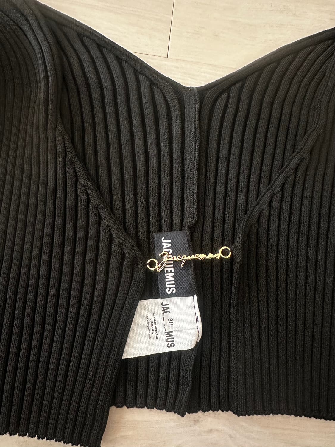 자크뮈스 라 마이유 프랄루 가디건 블랙 38 사이즈 제니 가디건 상품이미지2