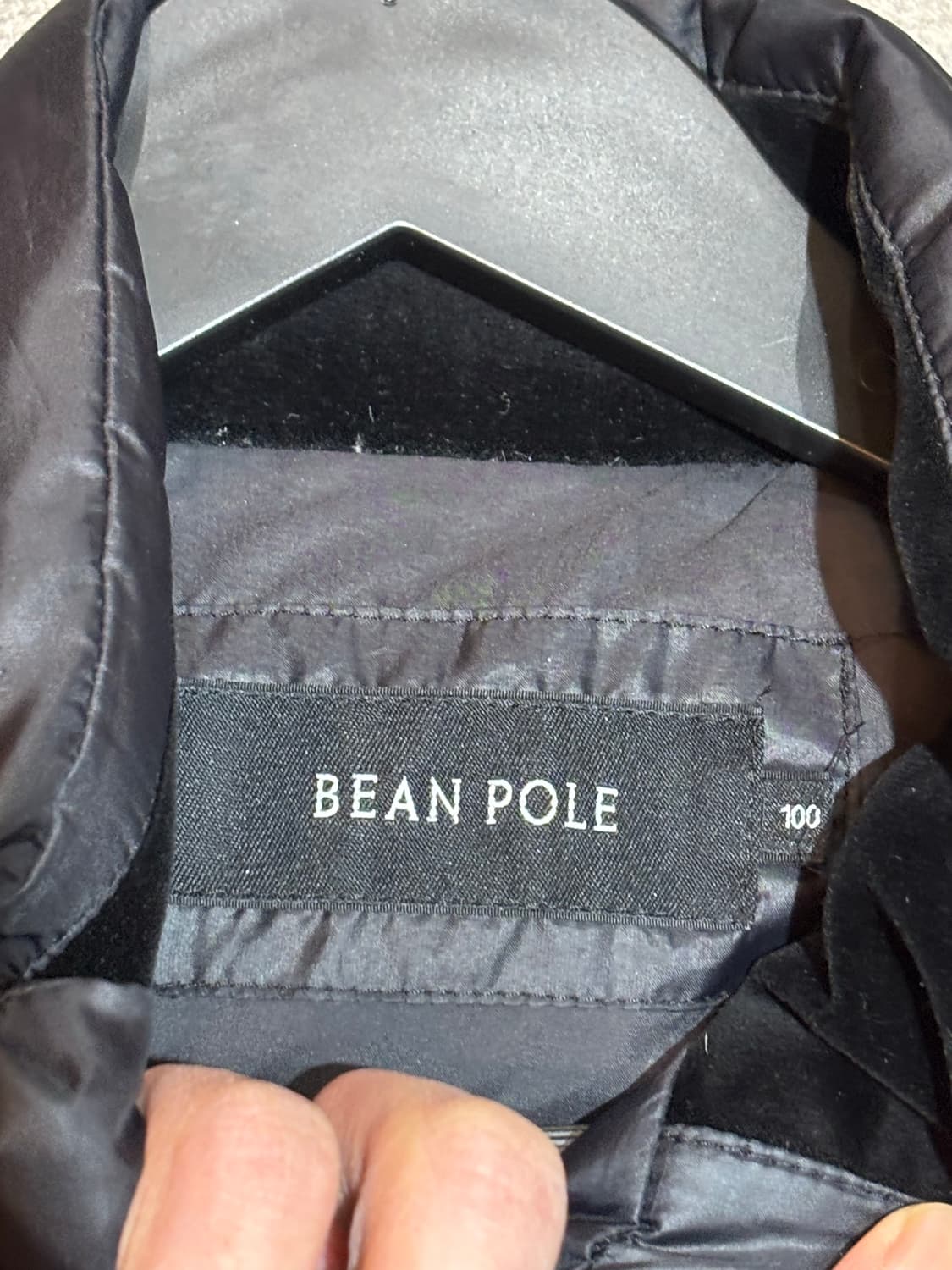 빈폴 여성 오리털 패딩 블랙 100 상품이미지5