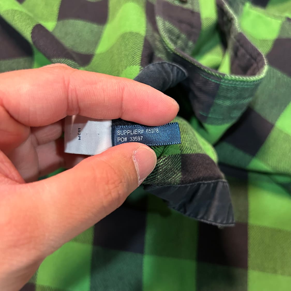 [L]폴로 랄프로렌 버팔로 체크 플란넬 셔츠 상품이미지5