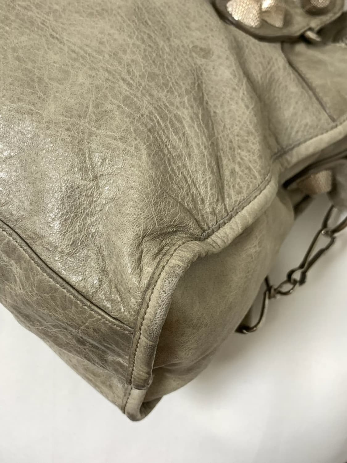 발렌시아가 모터백 카키그레이 상품이미지6