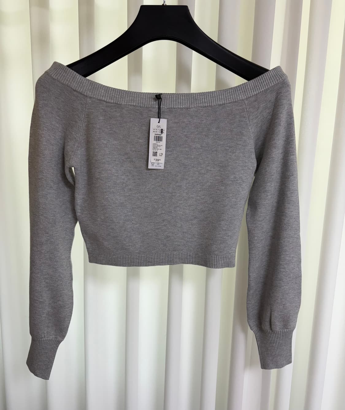 GARAGE 오프숄더 니트 상품이미지1