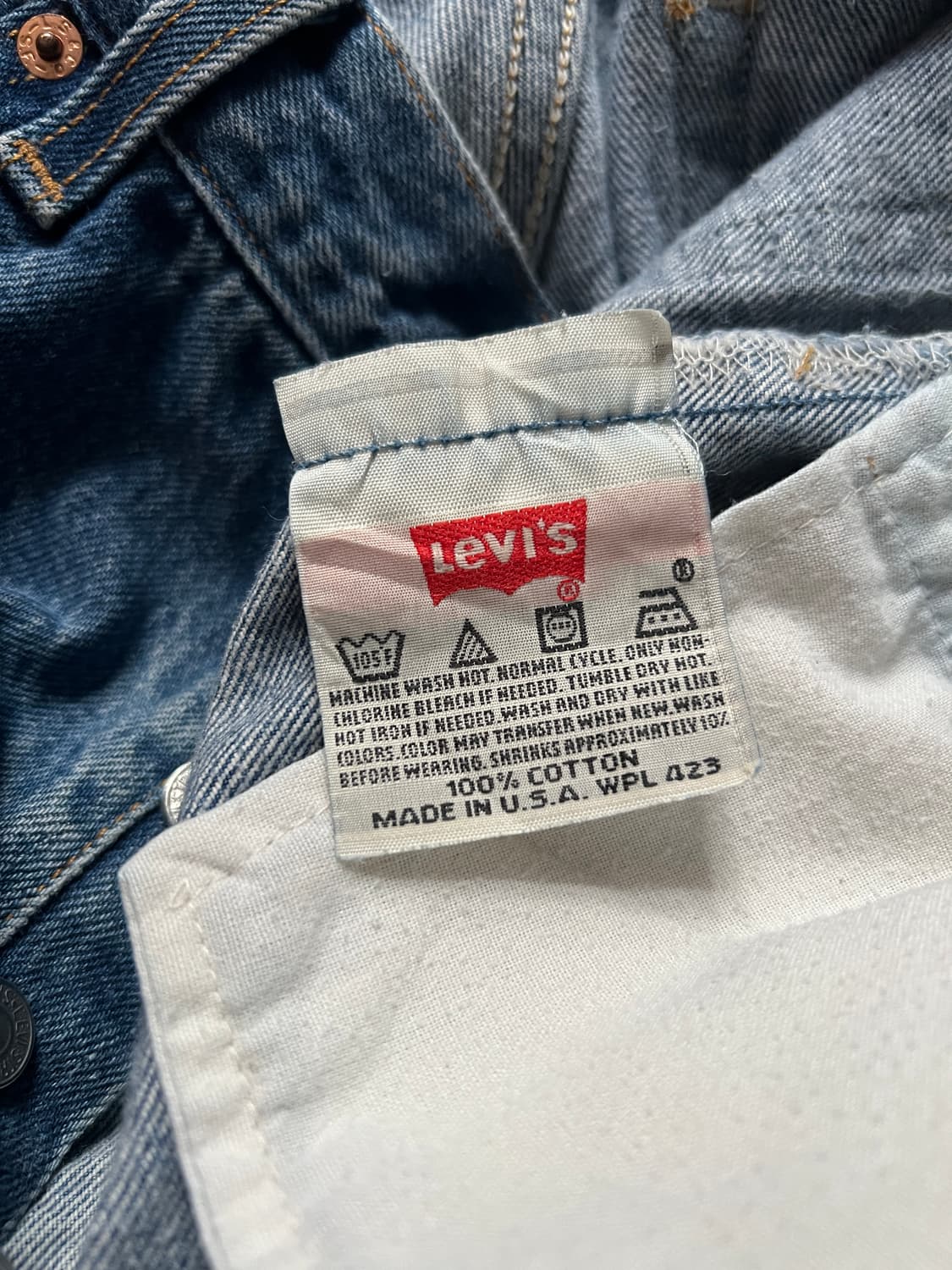 [36]00's 리바이스 501XX 발렌시아 555 팩토리 데님 팬츠 상품이미지5