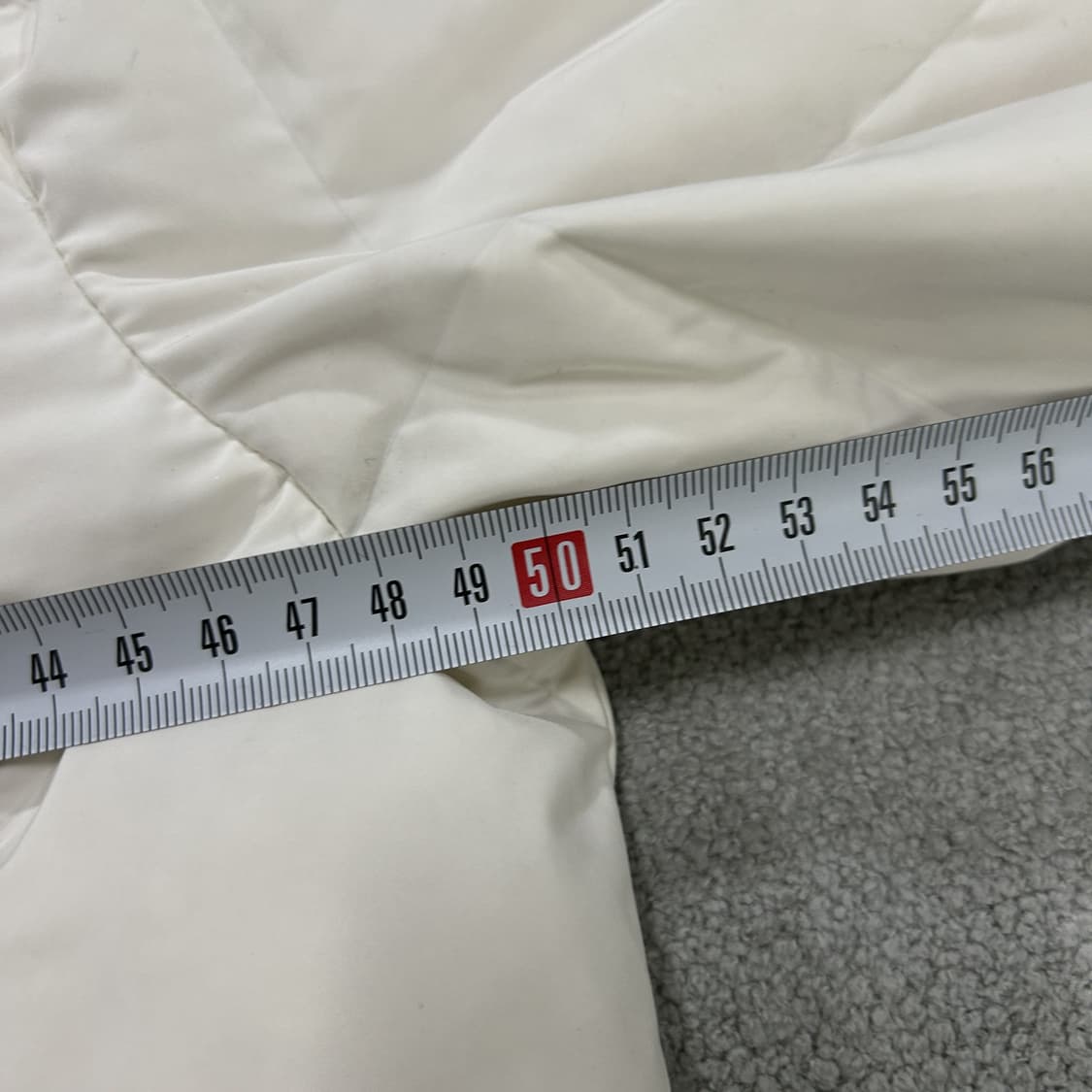 디스커버리 여성 숏패딩 아이보리 봄버 자켓 m 상품이미지4