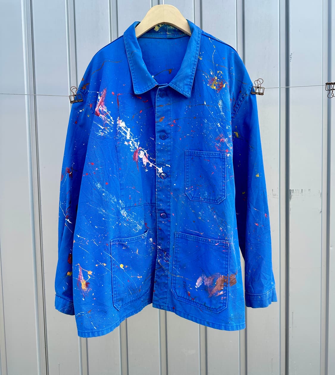 페인팅 프렌치 워크웨어 자켓 상품이미지1