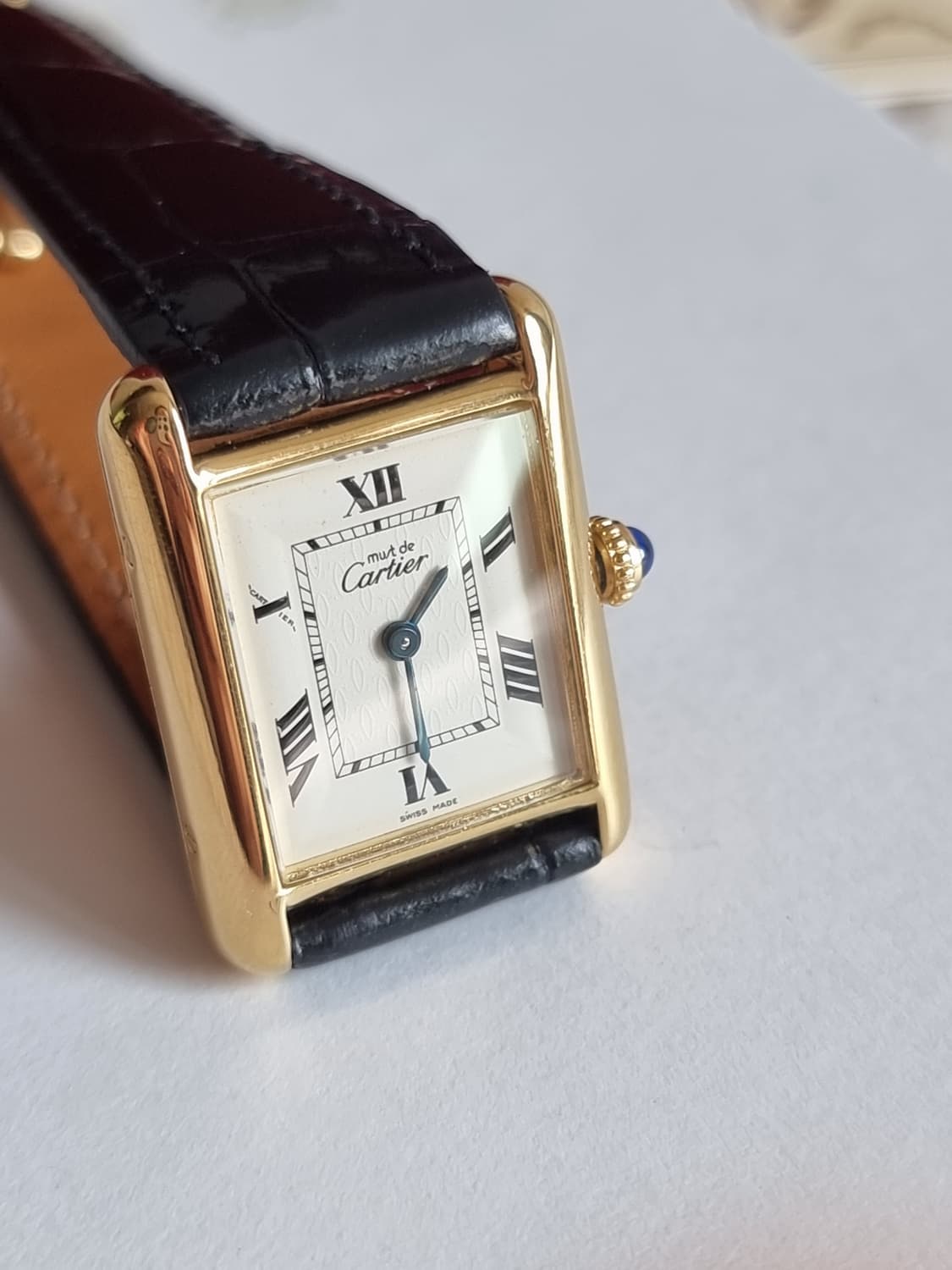 까르띠에 빈티지 탱크머스트 SM 디버클 여성 시계 99년대 상품이미지1