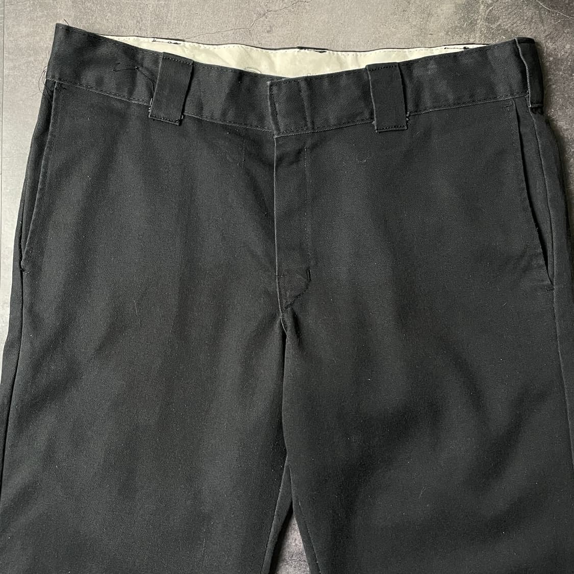 DICKIES 디키즈 블랙 슬림 스트레이트핏 워크 팬츠 A00886 상품이미지2