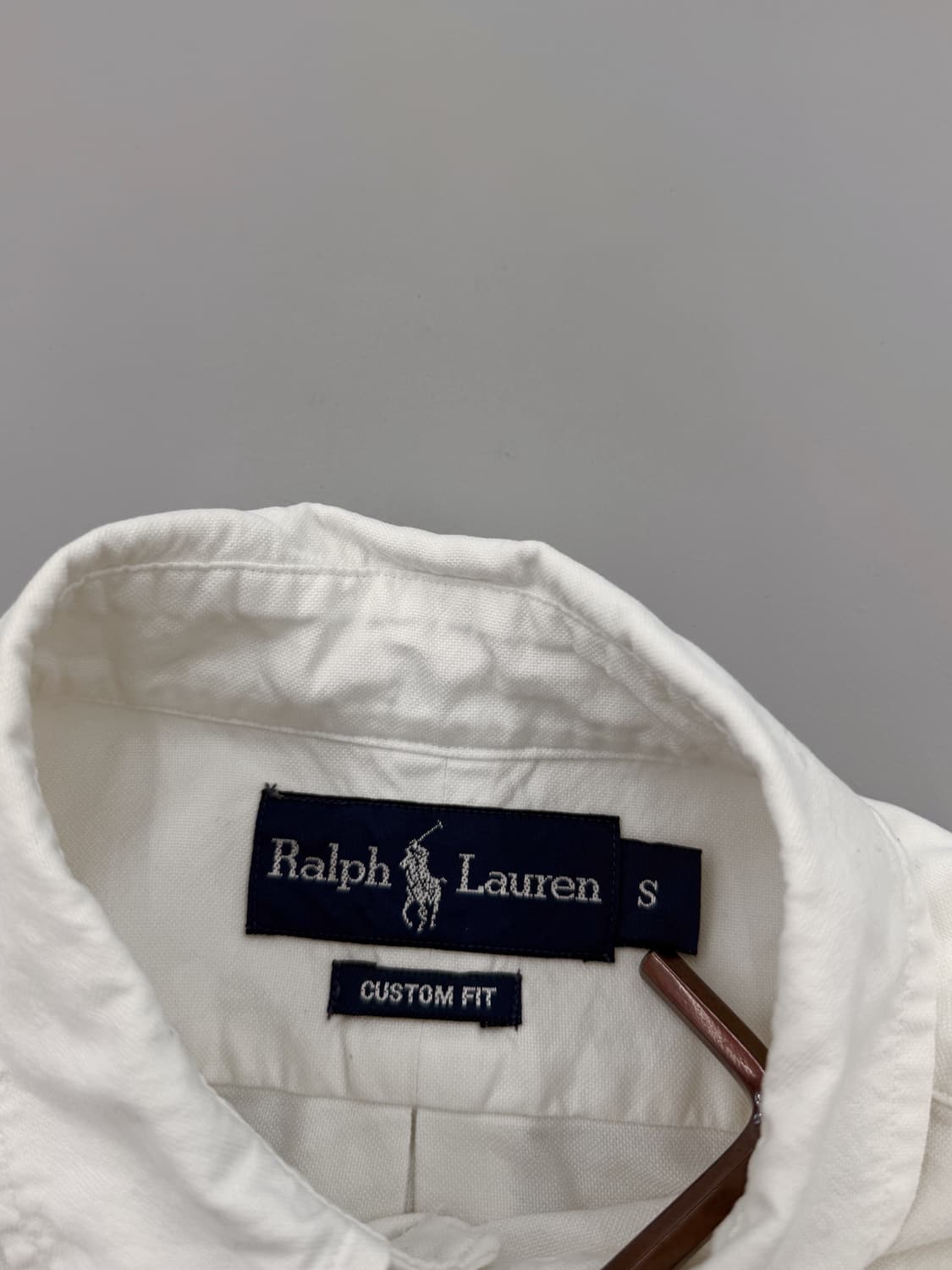 폴로 랄프로렌 루즈핏 화이트 옥스퍼드 셔츠 상품이미지3