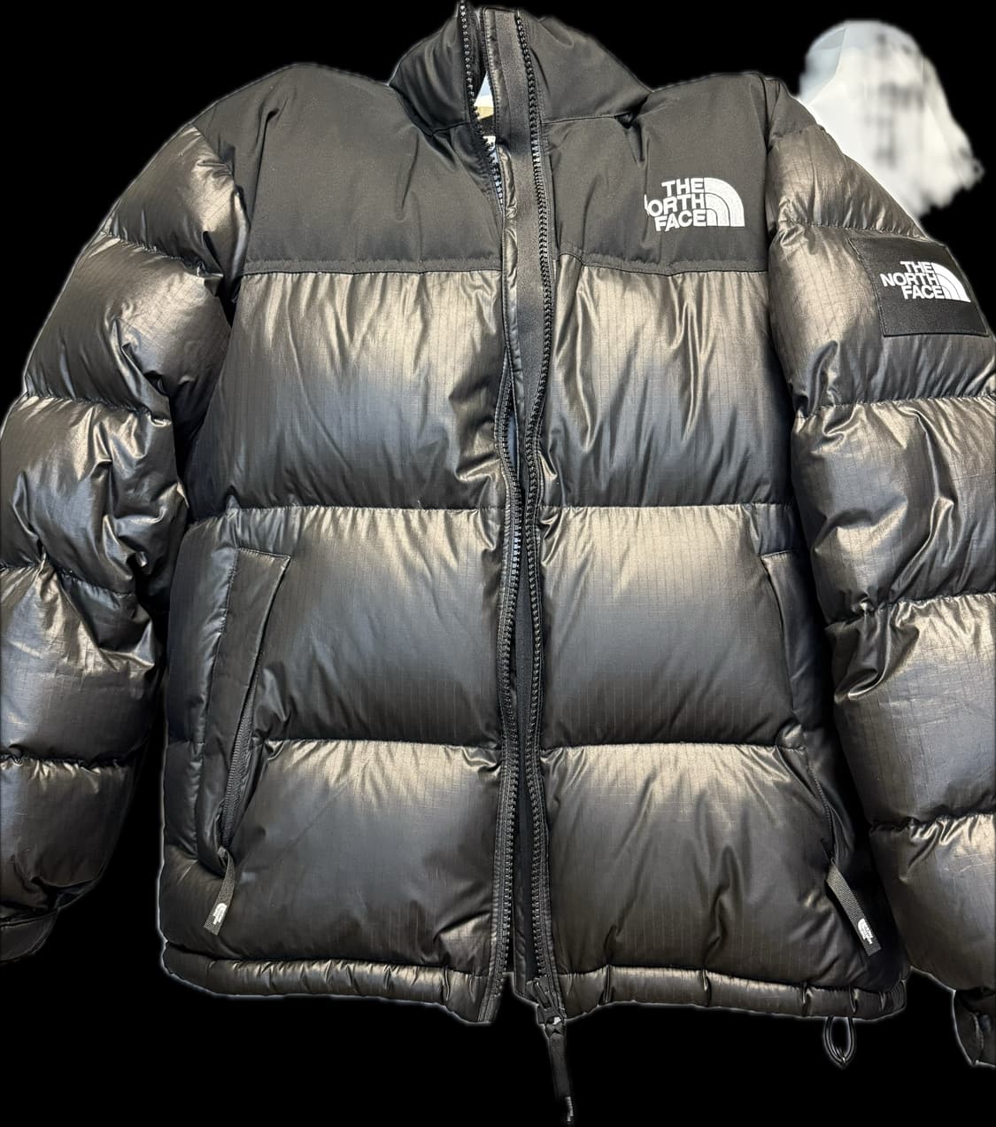 노스페이스 화이트라벨 눕시 다운 블랙 패딩 상품이미지2