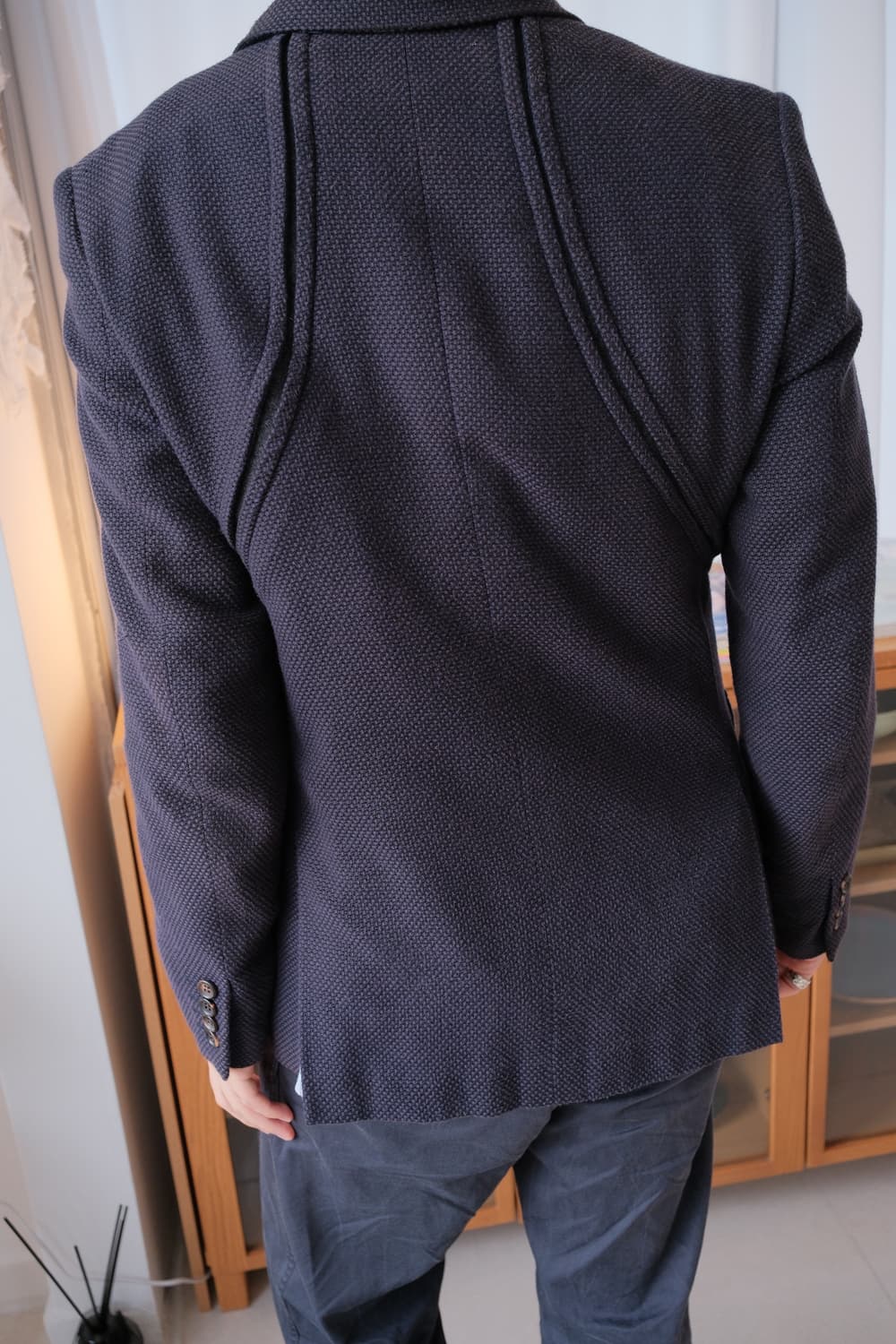Curved Oxford jacket 상품이미지7