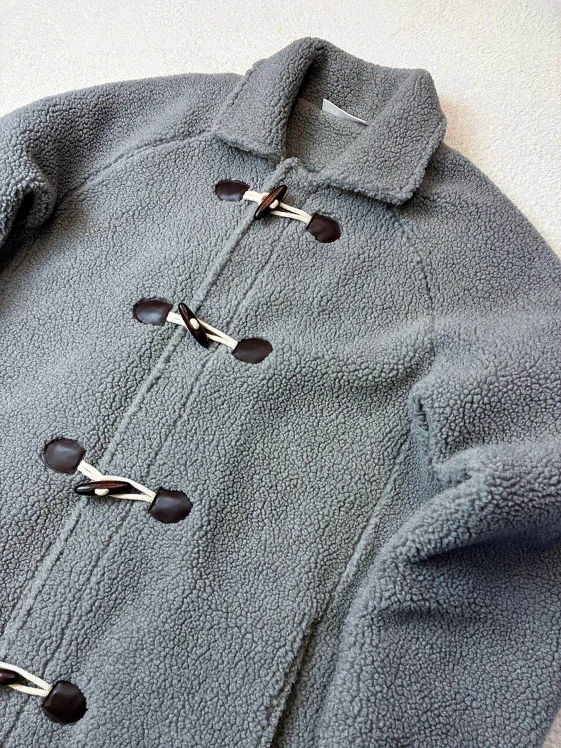 플레이몬스터 더플 트렌카 뽀글 코트 PN6040 상품이미지3