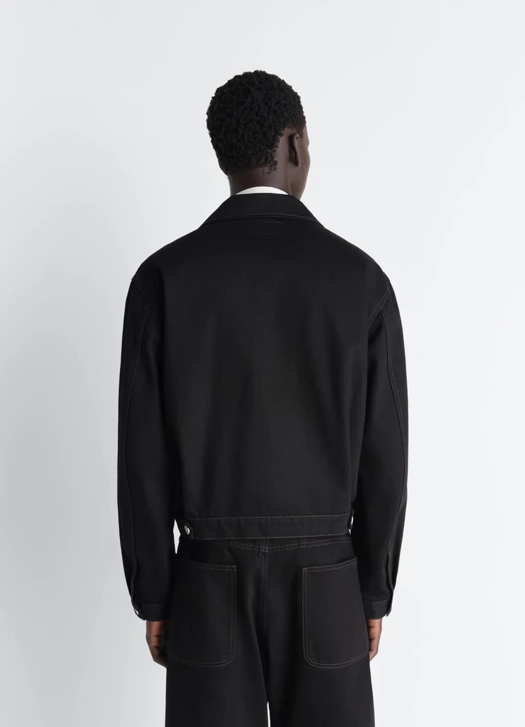 [48]르메르 26ss 데님 트러커 자켓/블랙 상품이미지3