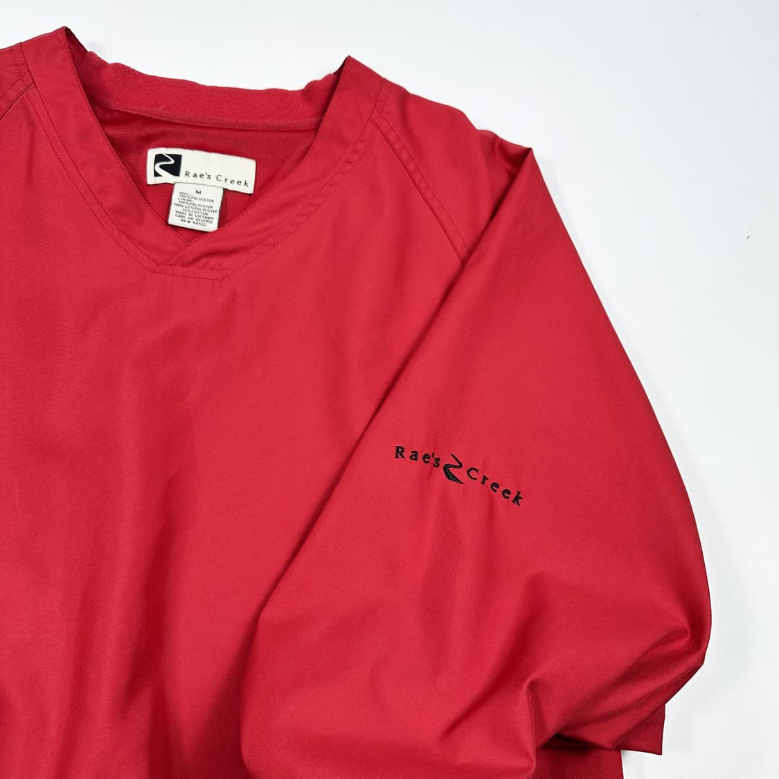 VTG 빈티지 레드 바람막이 웜업 (실측 L) 상품이미지3