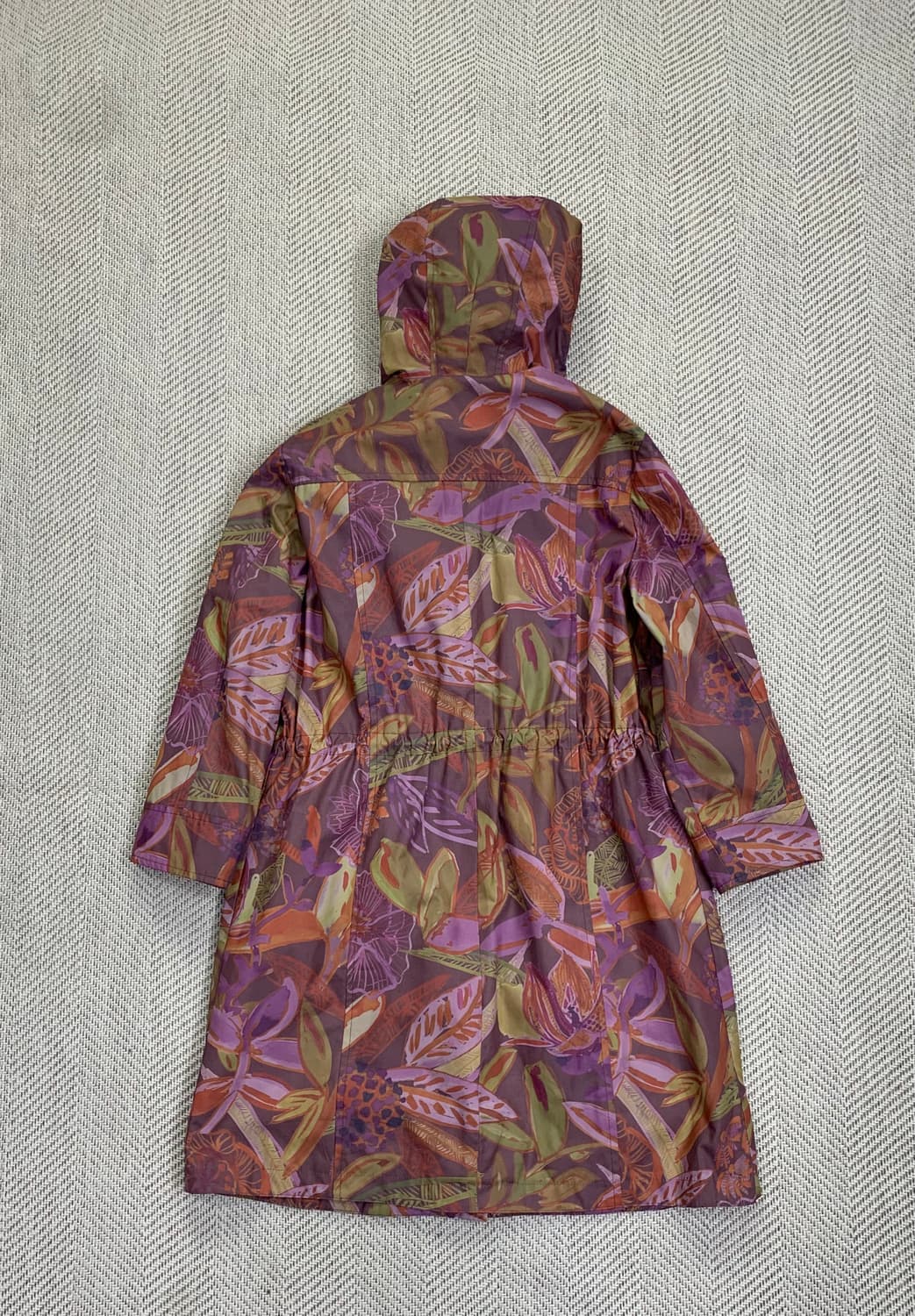 오일릴리 패턴 후드 코트 36 상품이미지2