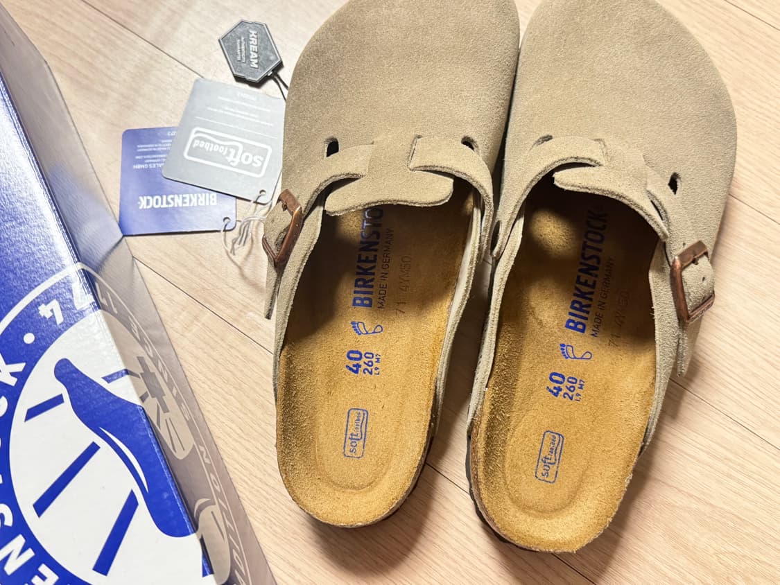 버켄스탁 보스턴 소프트 풋베드 (파우페/토프) 레귤러 40/260~265 상품이미지3