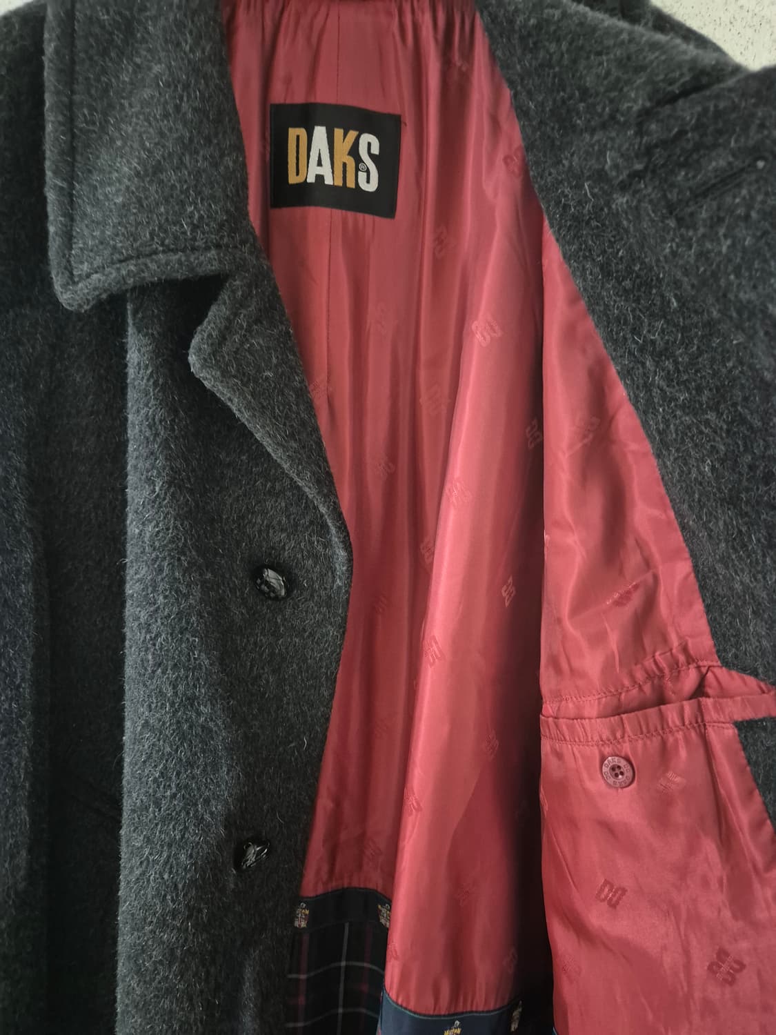 [100]닥스 울 롱코트 상품이미지4