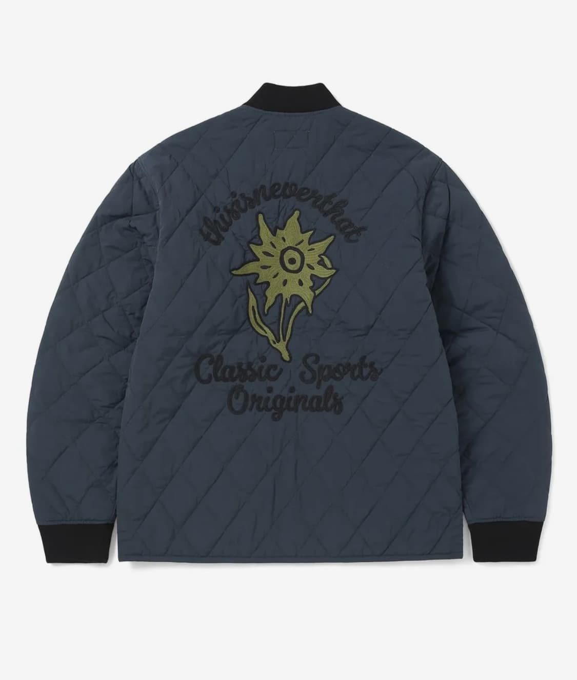 (M)디스이즈네버댓 Edelweiss 퀼팅자켓 Navy 상품이미지2