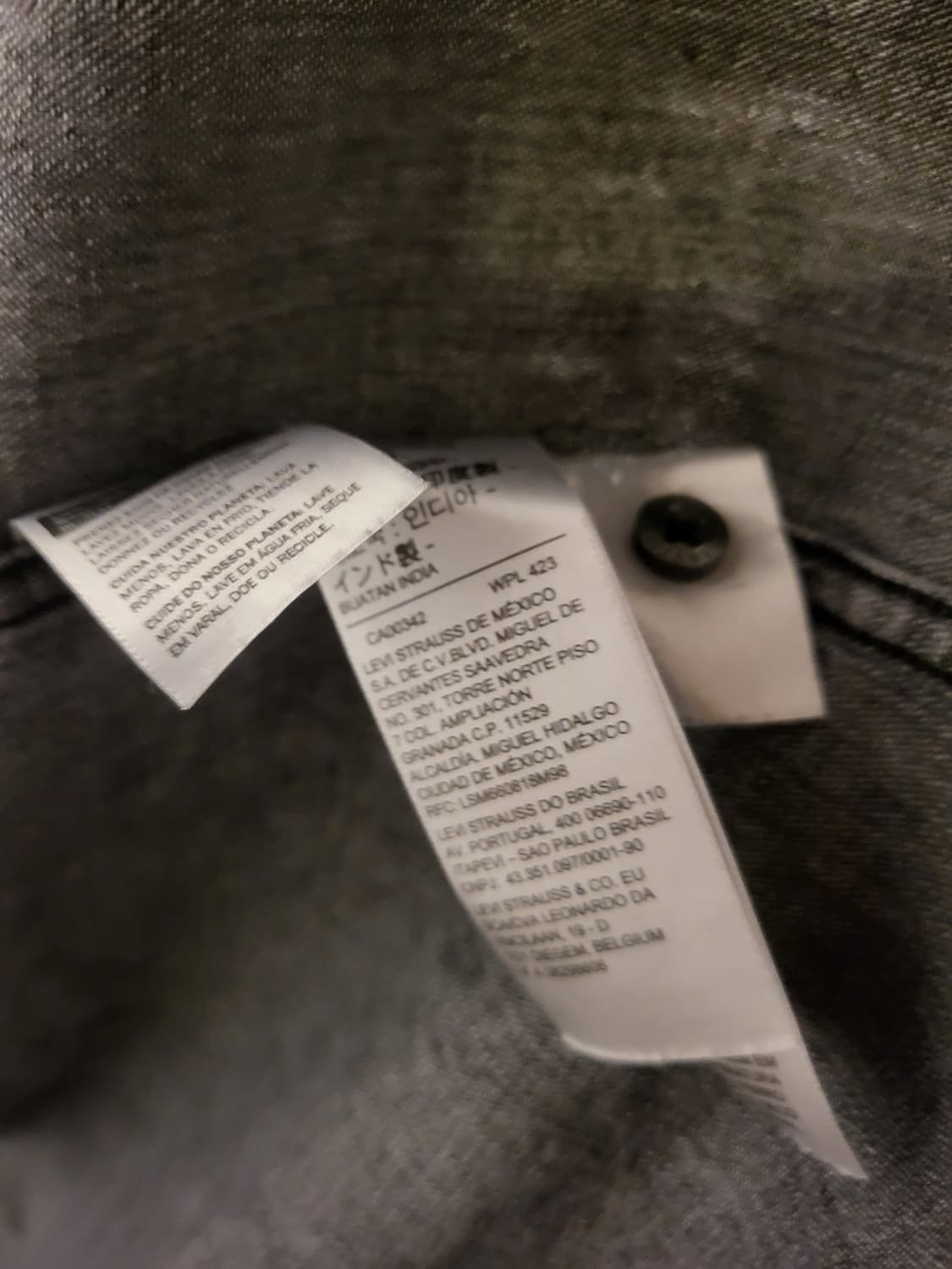 리바이스 웨스턴 데님 셔츠 상품이미지6