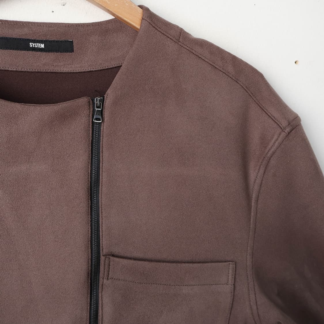 95/시스템 남성 반집업 탑 상품이미지3