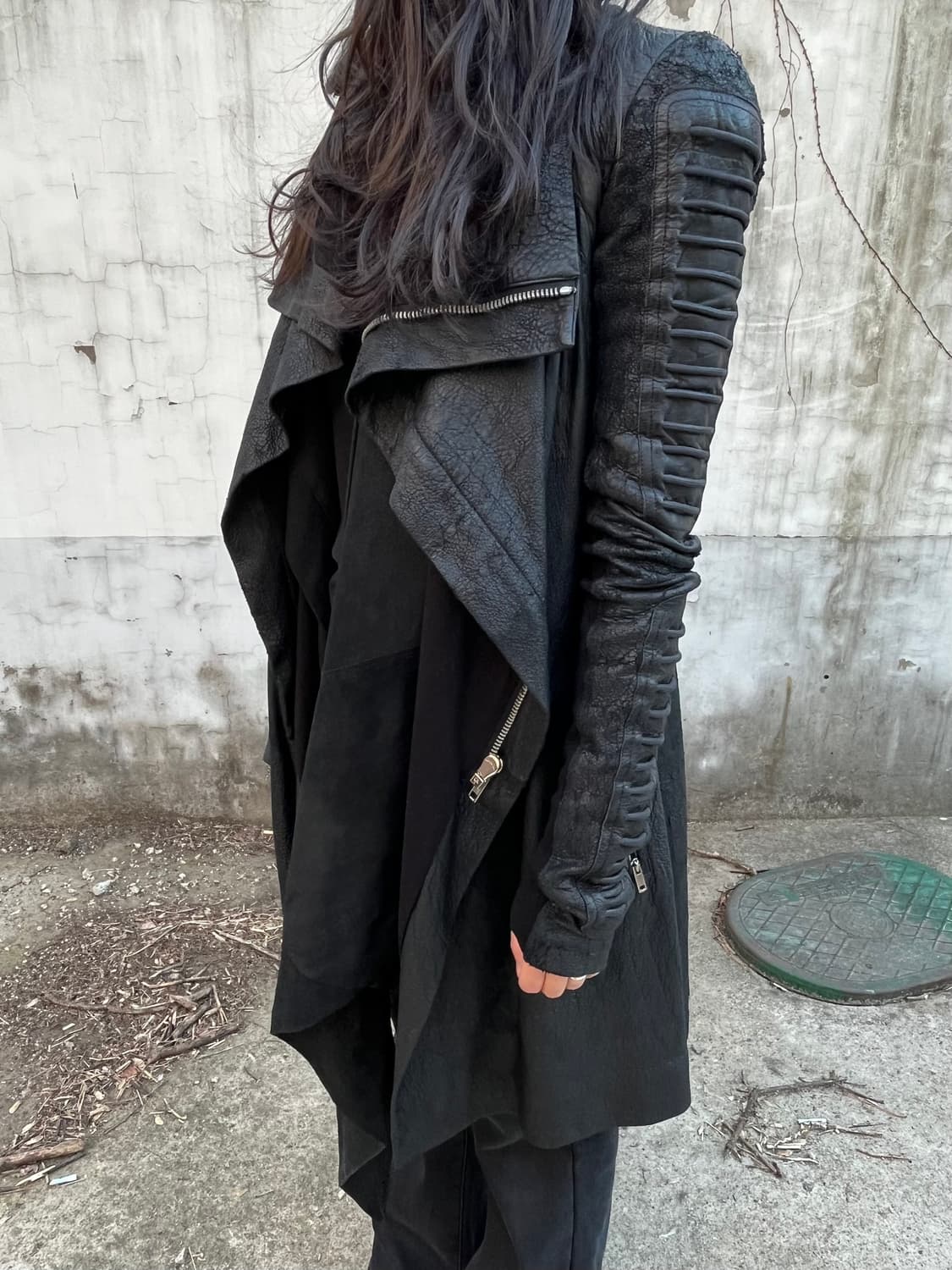 (Archive) Rick Owens Leather Coat 상품이미지1